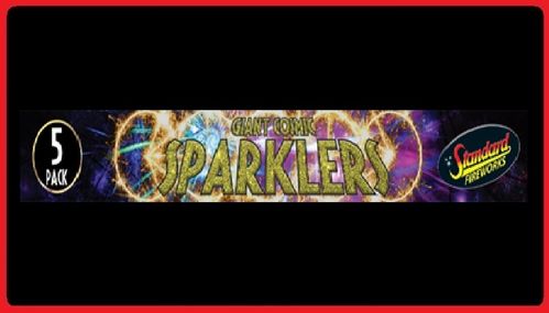 Giant 16" Cosmic Sparklers 5 pack